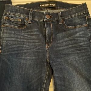 Express mid rise skinny jeans